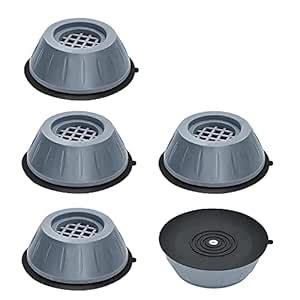 Red Champion 5PCS/Set Washing Machine Support Anti-Slip Anti Vibration ...
