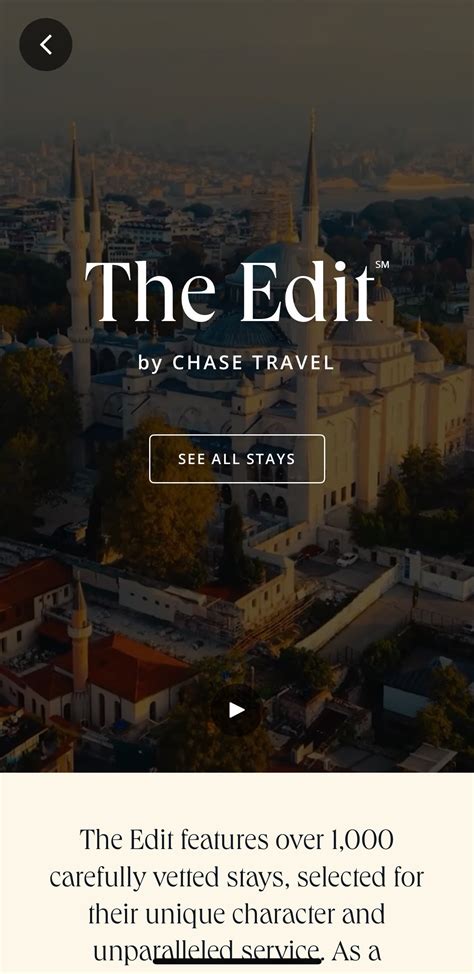The full list of Chase’s The Edit properties is now available for ...