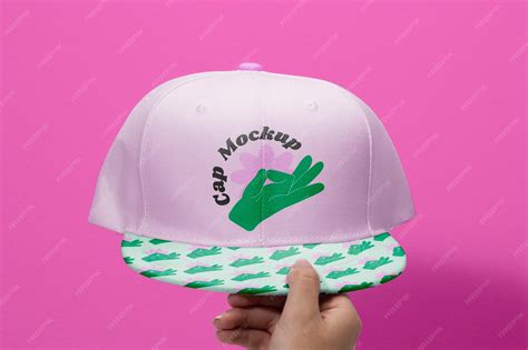 Premium PSD | Cap peak mockup design