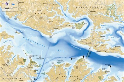 Downs Park Chesapeake Bay Viewing Platform Identifiers Map ...