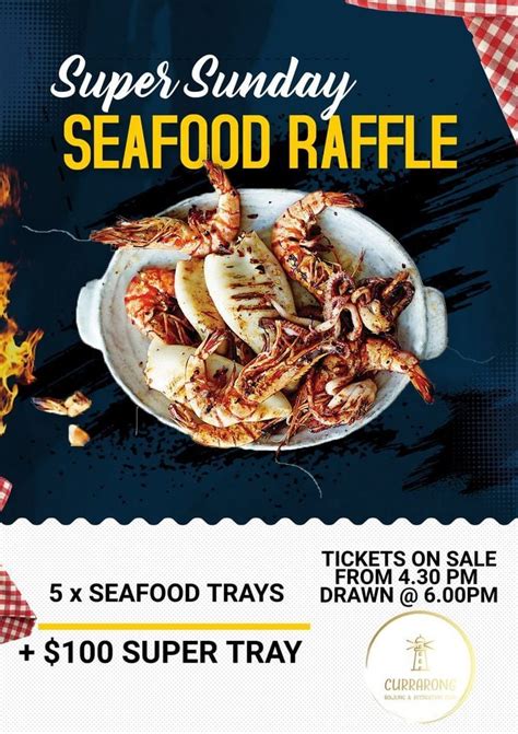 Seafood Sundays Seafood Raffle, 16 Currarong Rd, Currarong, NSW ...