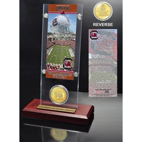 Buy NCAA South Carolina Fighting Gamecocks Ticket & Coin Desk Top ...