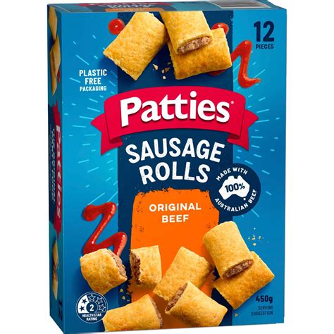 Calories in Patties Party Sausage Rolls 24 Pack Calorie Counter Australia
