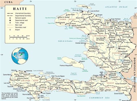 Map of Haiti: Departments, Offshore Islands and More. | Haiti Open, Inc.