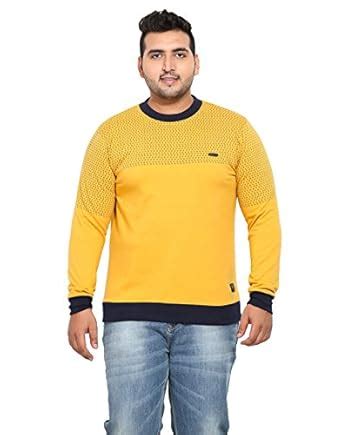 Buy JOHN PRIDE Plus Size for Men Yellowcolor at Amazon.in