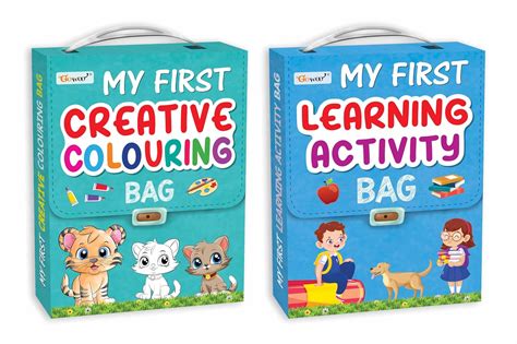 Buy My first Creative colouring and learning Activity bags : Colouring ...