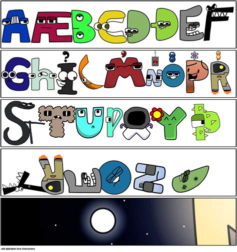 old alphabet lore characters - Comic Studio
