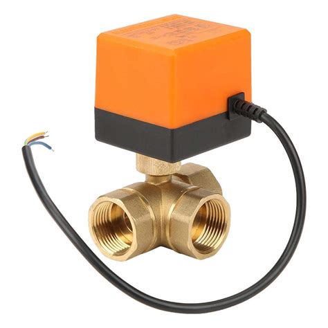 Buy Motorized Ball Valve DN25 DC 24V Electrical Ball Valve Compact ...