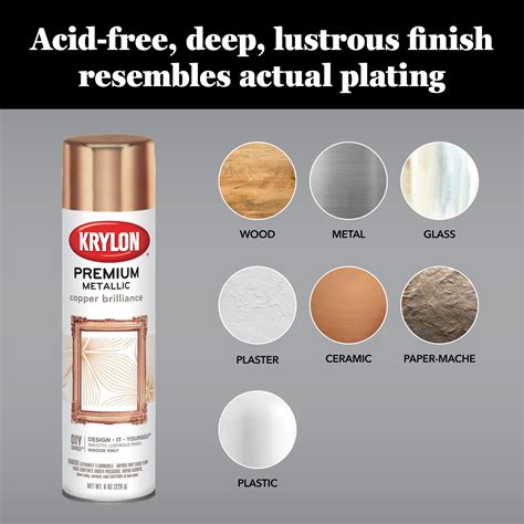 Krylon Metallic Spray Paint Krylon Premium Metallics Chrome Silver