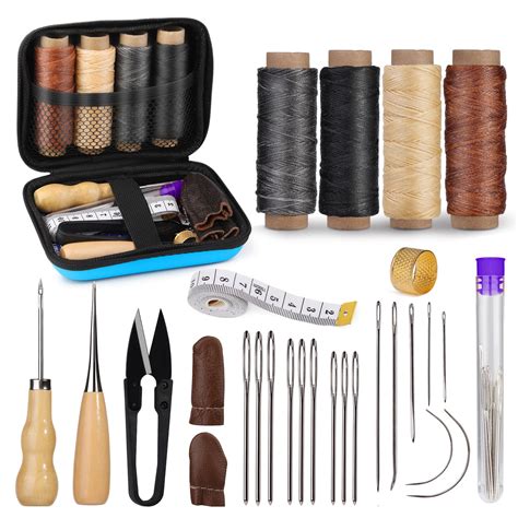 Amazon.com: MORFEN Leather Sewing Kit, Leather Stitching Kit, Leather ...