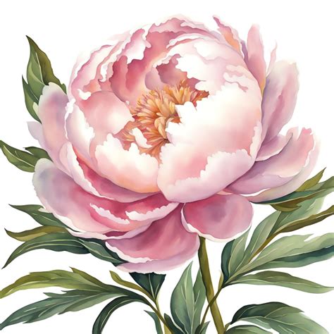 Pink Peony Watercolor Free Stock Photo - Public Domain Pictures - painting of peonies