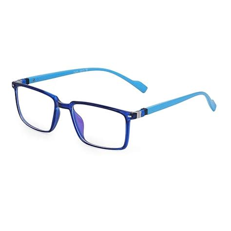 Buy VAST® Square Blue Cut Computer Glasses for Eye Protection | Zero ...