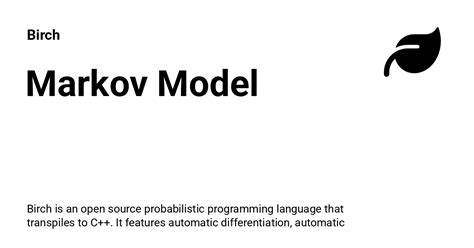 Image result for Markov Model