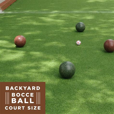 Backyard Bocce Ball Court Size: Optimal Dimensions for Home Play | Turf ...