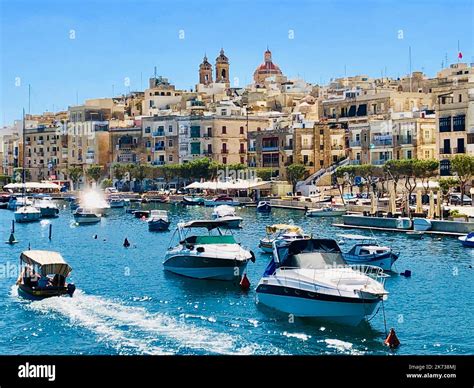 St Julians Bay Malta Stock Photo - Alamy