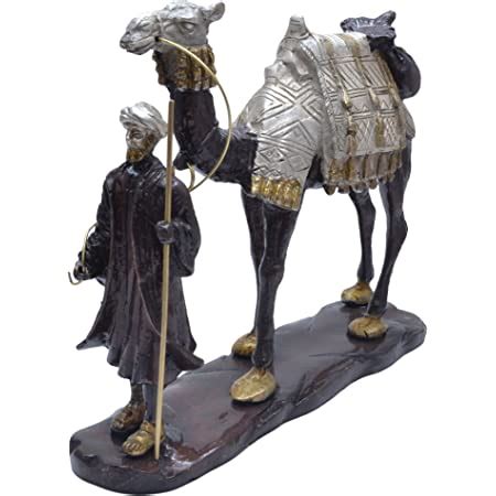 Buy Two Moustaches The Thinking Man Decor Brass Showpiece Online at Low ...