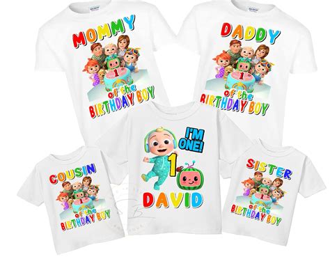Coco melon Birthday Shirt, Coco melon Family India | Ubuy