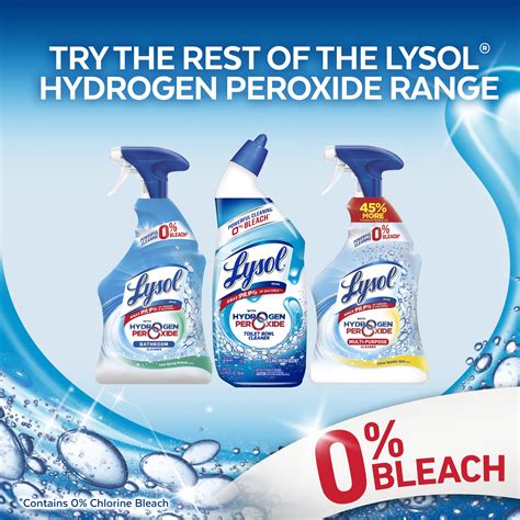 Lysol Hydrogen Peroxide Multi Purpose Cleaner Spray at Samuel Unwin blog