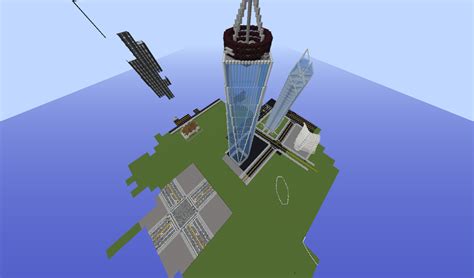Image result for One World Trade Center Minecraft Tutorial
