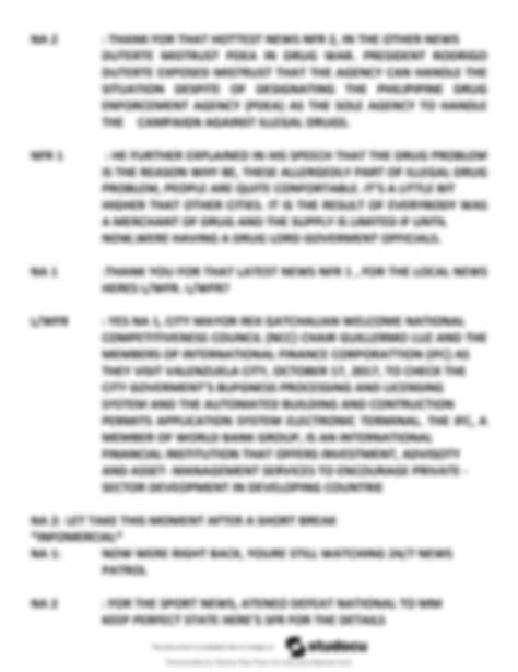 Image result for TV Broadcasting Script