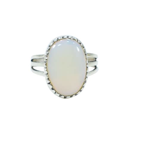 Opal Ring Silver is lab certified & energized Rashi Ratan for Taurus ...