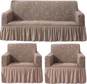 HOKiPO Polyester Plain 3+1+1 Seater Sofa Cover Price in India - Buy ...