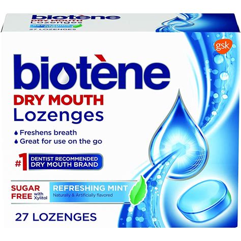Buy Biotene Lozenges, Dry Mouth Lozenges for Fresh Breath, Refreshing ...
