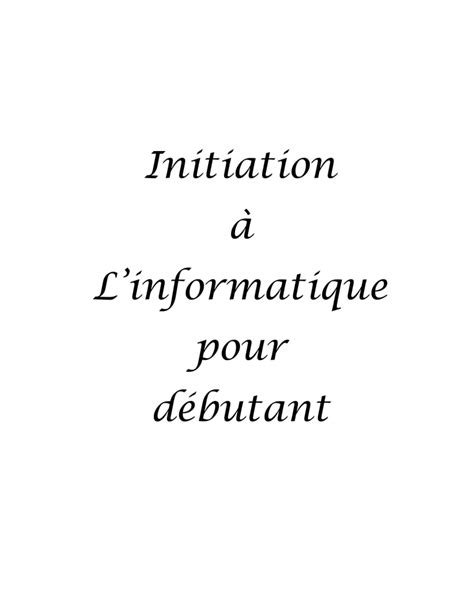Image result for Programmation Informatique Debutant PDF