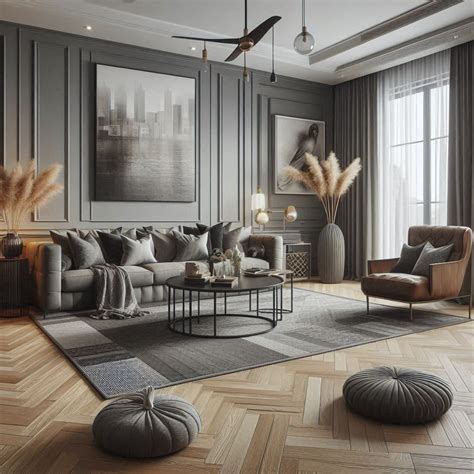 15 Elegant Grey and Brown Living Room Ideas