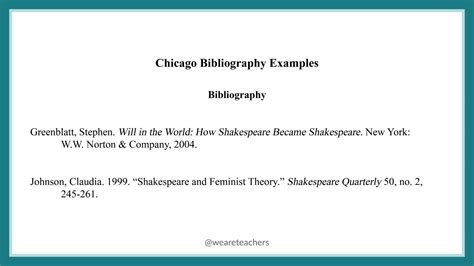 Image result for Bibliography Page Example