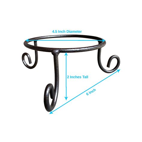 Buy EcoRise Black Iron Ball Stand - Gazing Globe Stand for Balls ...