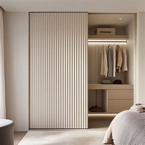 Modern Sliding Closet Doors: Materials, Colors, Lighting, Tip
