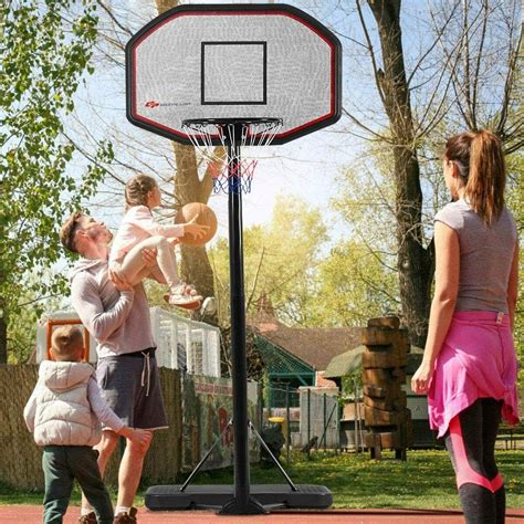 Giantex Portable Basketball Hoop 10 Ft Indoor Outdoor Adjustable Height ...