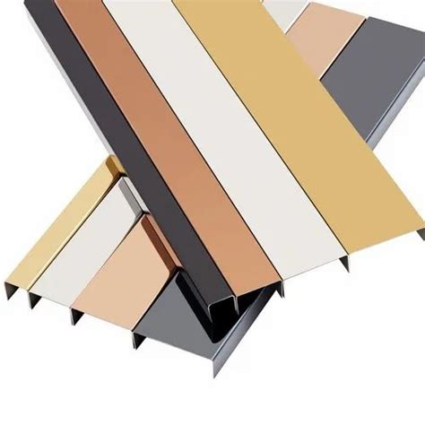 Gold, Rose Gold T & U Profiles - T Patti Profile Steel Manufacturer ...