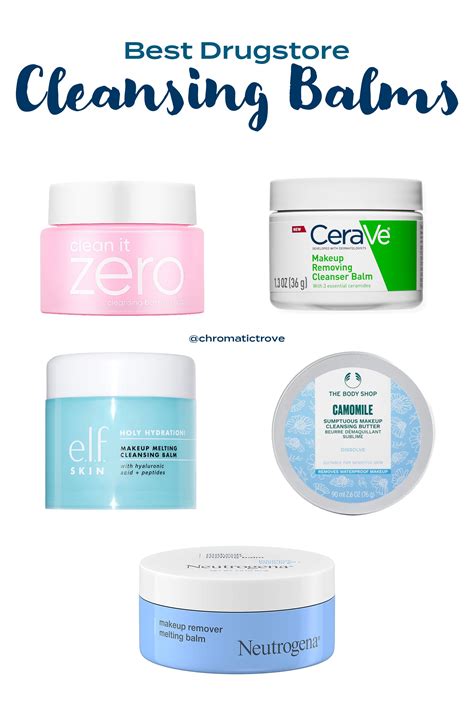 The best drugstore cleansing balms – Artofit