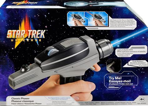 Amazon.com: Bandai Original Series Star Trek Phaser - 10'' Model Phaser ...