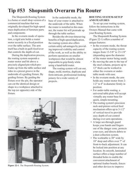 Image result for How to Use Overarm Pin Router