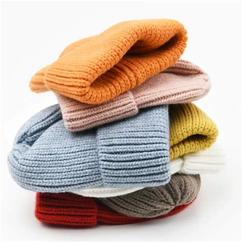 Chunky Winter Beanie Hats Fluffy Thick Ribbed Warm Knitted Manufacturer ...