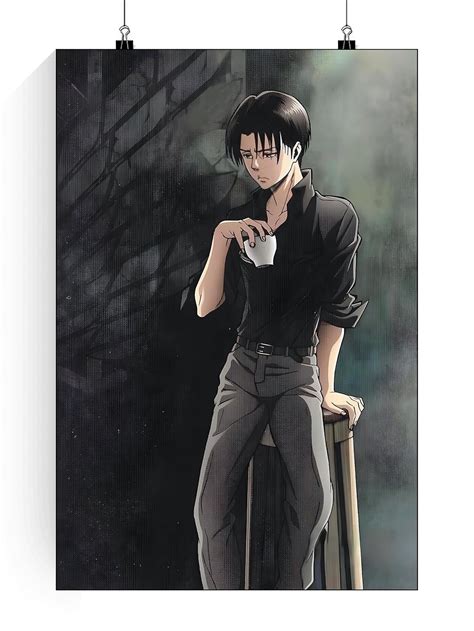 Levi Tea Poster | Levi Ackermann Attack On Titan Poster | Attack On ...