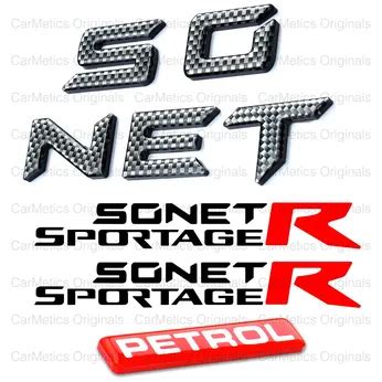 CarMetics SONET 3d letters and SPORTAGE R vinyl Car sticker for Kia ...