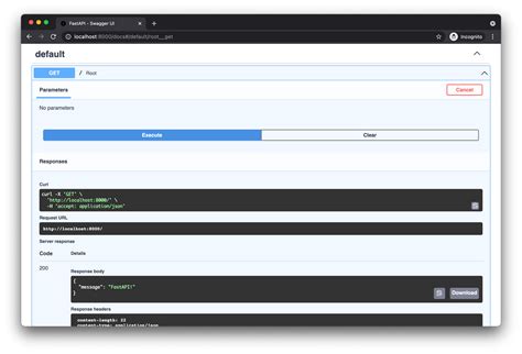 Image result for Fast API Local