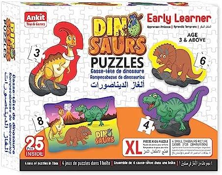 Buy Ankit Toys & Games Dinosaurs Jigsaw Puzzle | Pre Educational ...