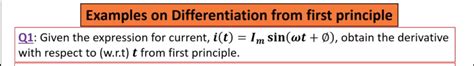 Image result for First Principle Differentiation Examples