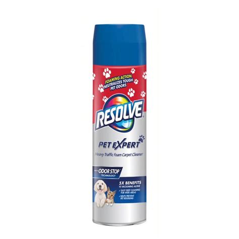 Resolve Pet Formula High Traffic Carpet Cleaner Foam, 22 OZ (with ...