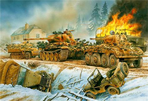 World War 2 Tank Drawings - Surrealist Drawing Techniques