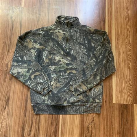 FREE SHIPPING camo quarter zip... - Depop