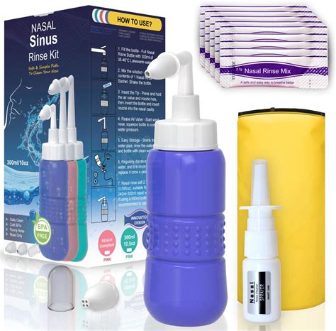 Tonelife 80 Nasal Salt Nasal Rinse Kit 1 Nasal Pump | Desertcart INDIA