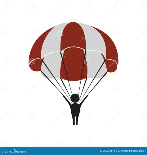Parachute Logo Vector Illustration | CartoonDealer.com #51904970