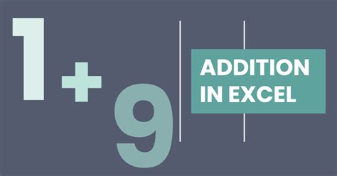 How to Add Addition in Excel 的图像结果
