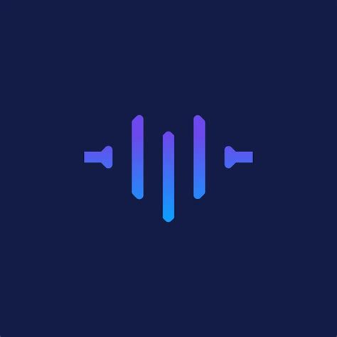 Conceito de design de logotipo de coração espectro | Vetor Premium